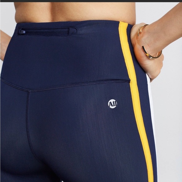 All access headliner ulta high rise legging in blue and yellow - Picture 2 of 7